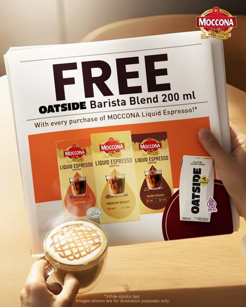 Moccona-Malaysia-Free-OATSIDE-Barista-Blend 22 January 2026 onwards: Moccona Malaysia: Free OATSIDE Barista Blend with MOCCONA Liquid Espresso Purchase – Promotion