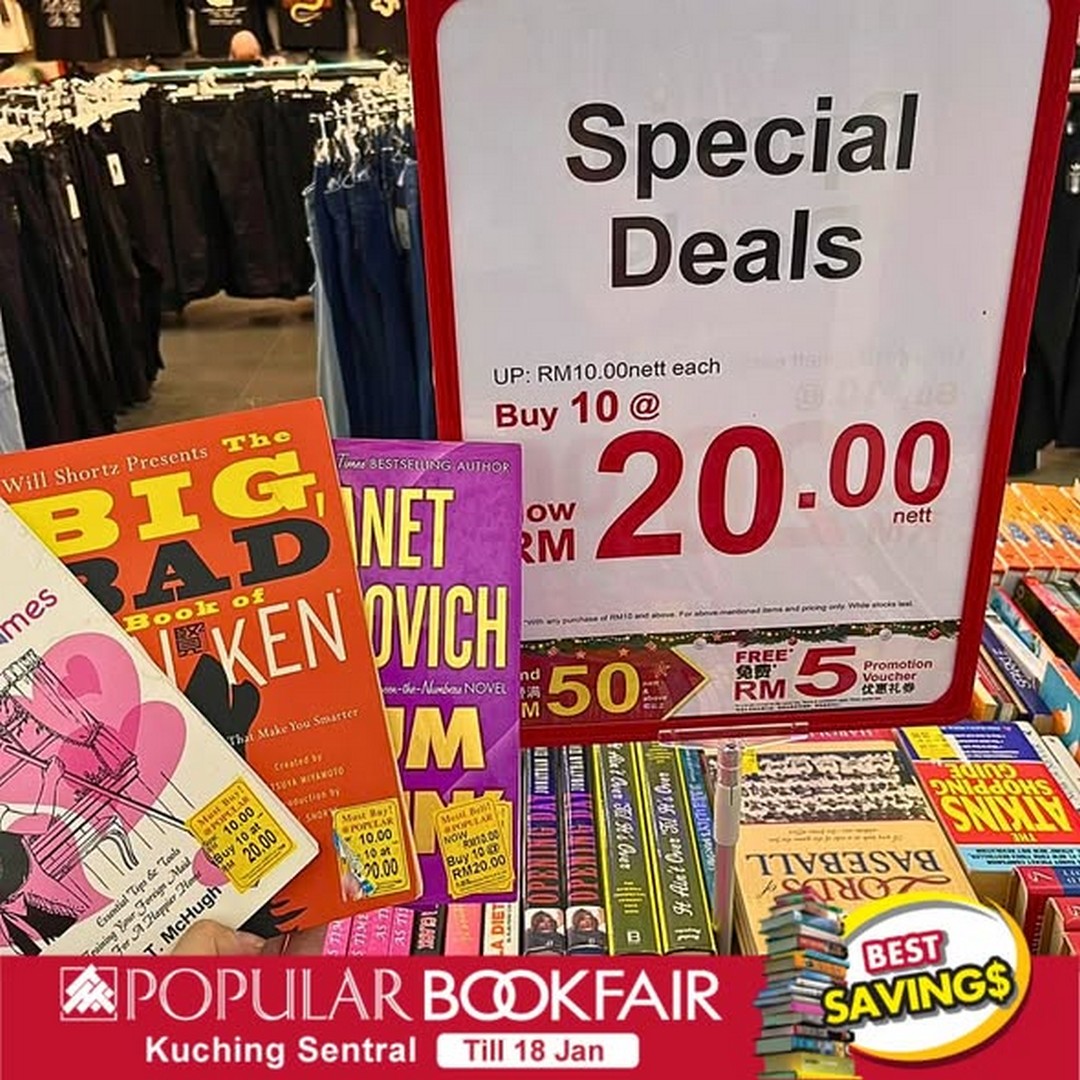 POPULAR-Book-Exciting-Bookfair-Back-to-School-Promotions-1 Now till 18 January 2026: POPULAR Book: Exciting Bookfair & Back-to-School Promotions at Kuching Sentral