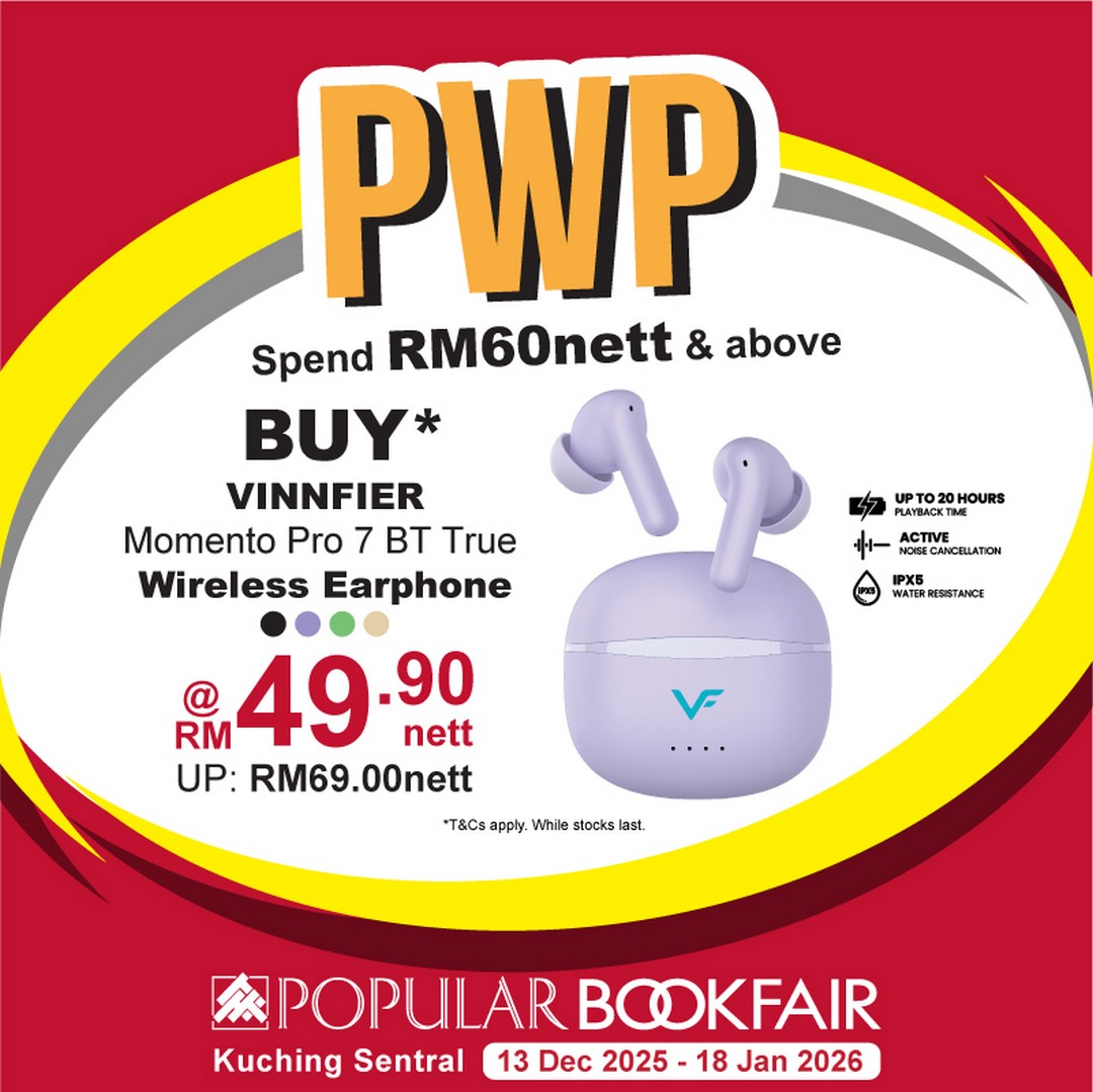 POPULAR-Book-Exciting-Bookfair-Back-to-School-Promotions-8 Now till 18 January 2026: POPULAR Book: Exciting Bookfair & Back-to-School Promotions at Kuching Sentral
