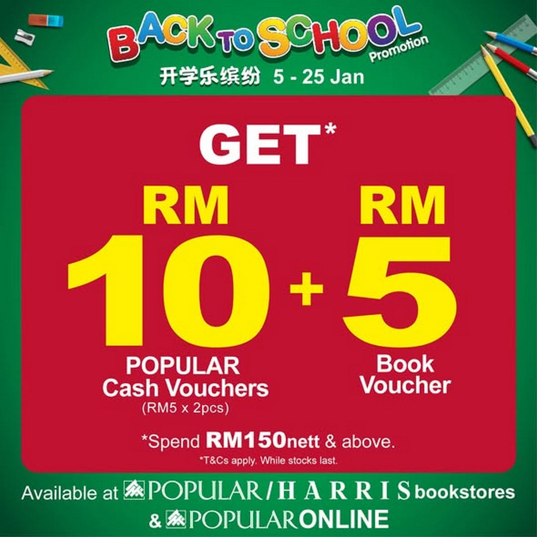 POPULAR-Bookstore-Malaysia-Back-to-School-Promotion-1 5–25 January 2026: POPULAR Bookstore Malaysia: Back to School Promotion with Cash Vouchers, Discounts & Free Gifts