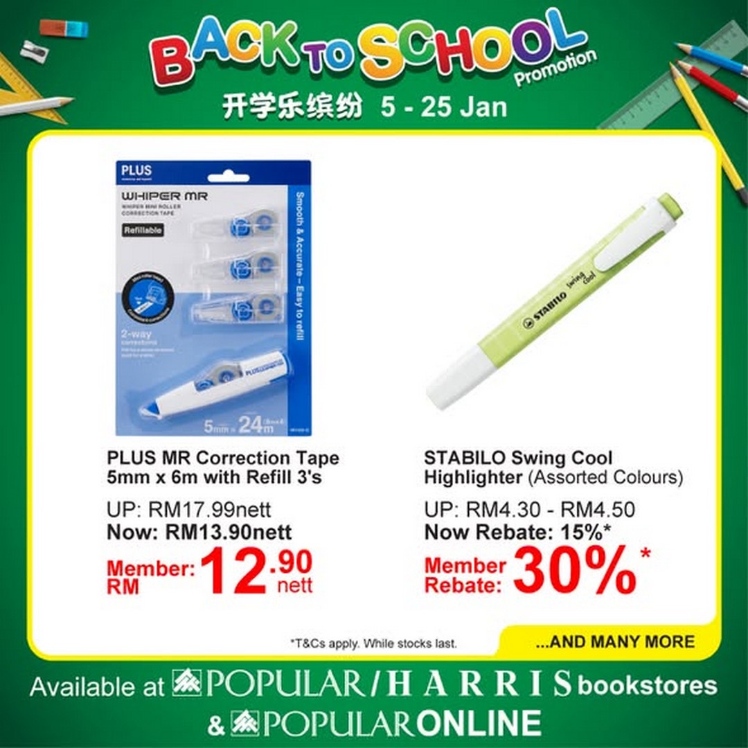 POPULAR-Bookstore-Malaysia-Back-to-School-Promotion-3 5–25 January 2026: POPULAR Bookstore Malaysia: Back to School Promotion with Cash Vouchers, Discounts & Free Gifts