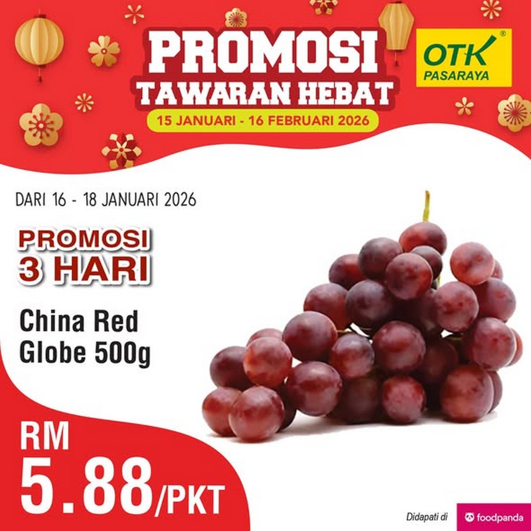Pasaraya-OTK-Chinese-New-Year-Great-Deals-3-Days-Promotion 16-18 January 2026: Pasaraya OTK: Chinese New Year Great Deals 3 Days Promotion – Fresh Groceries at Unbeatable Prices
