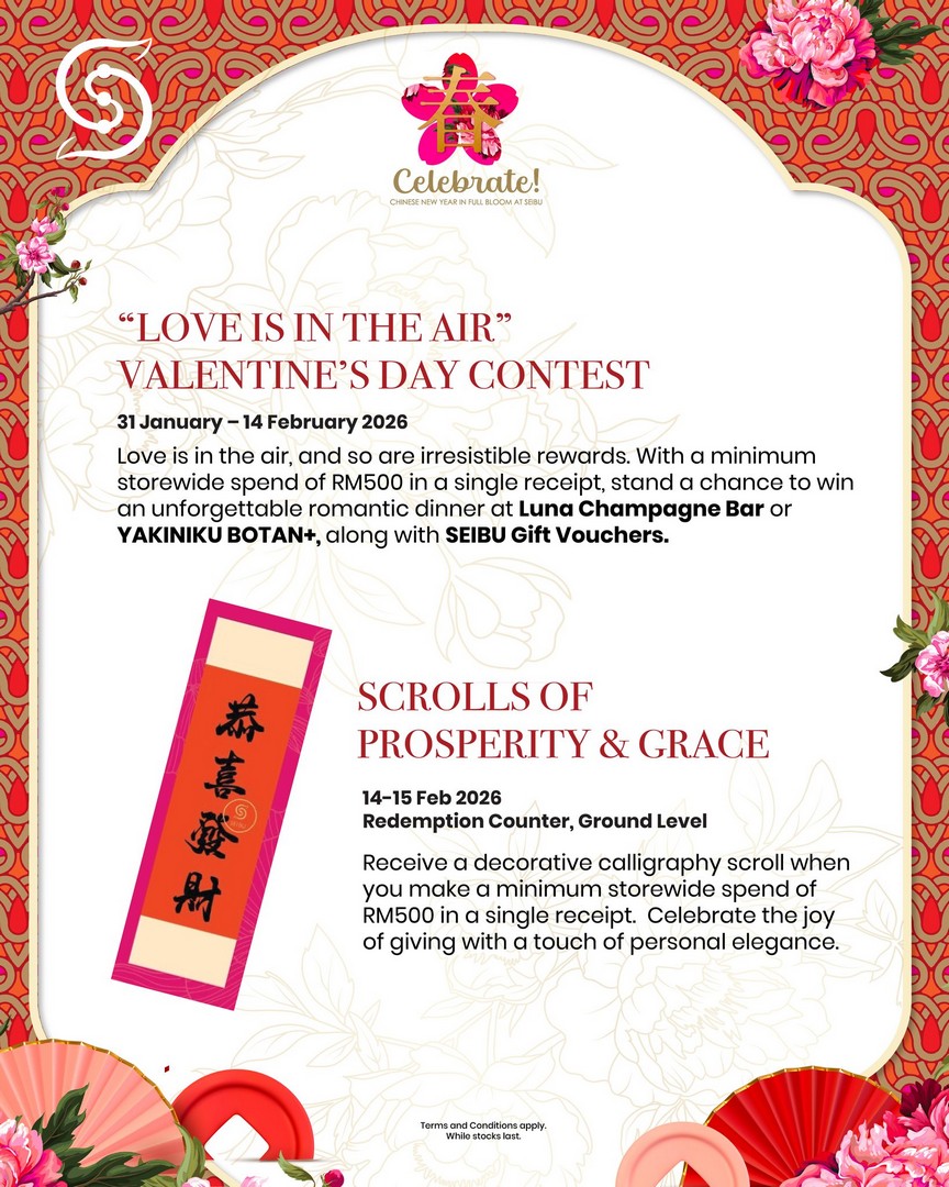 SEIBU-The-Exchange-TRX-In-Store-Celebration-Promotion-4 23 January–28 February 2026: SEIBU The Exchange TRX: In-Store Celebration Promotion with Exclusive Brand Offers and Curated Collections at Kuala Lumpur’s Premier Department Store