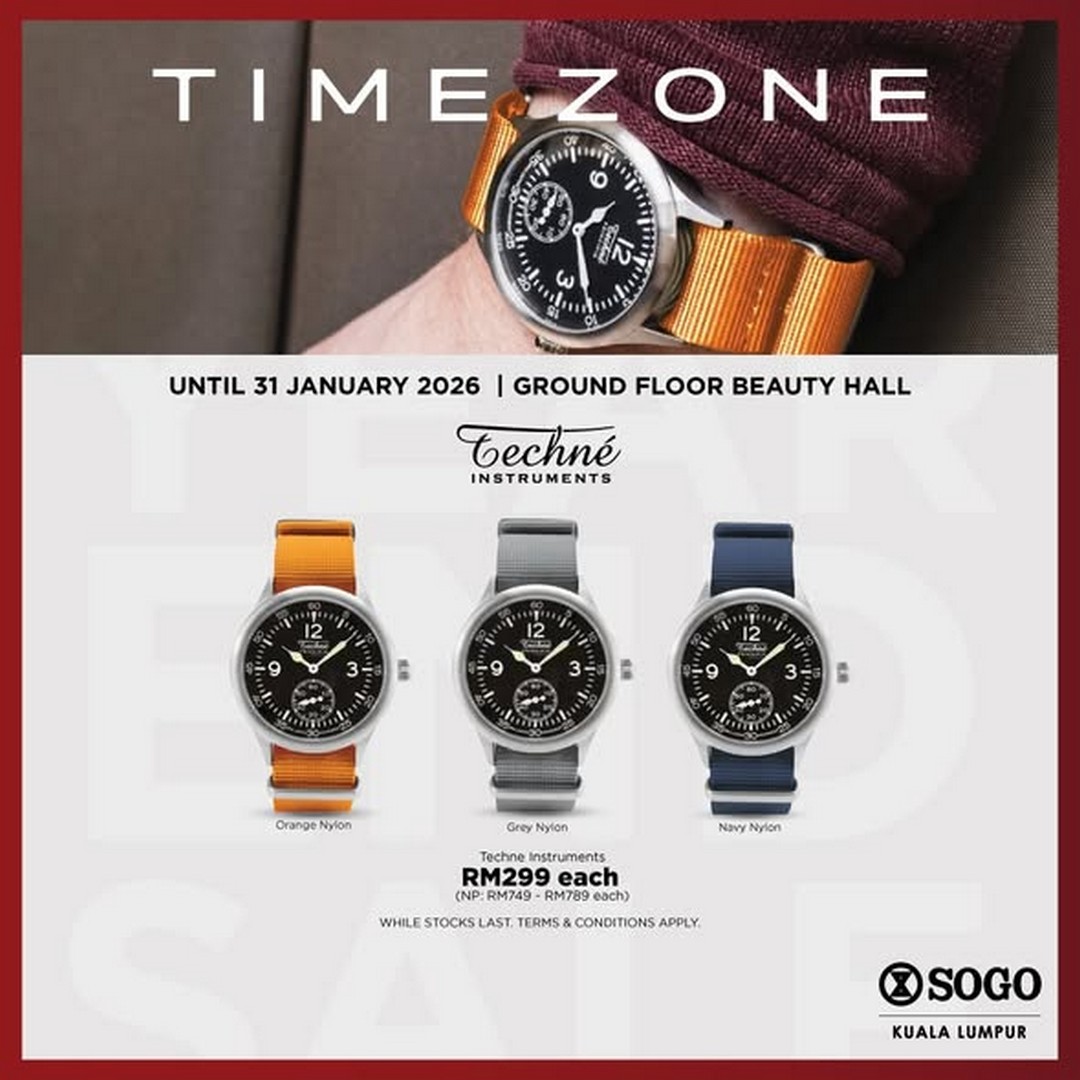 SOGO-Malaysia-TIME-ZONE-New-Year-Sale-2 Now till 31 January 2026: SOGO Malaysia: TIME ZONE New Year Sale: Up to 70% Off on Watches and Timepieces