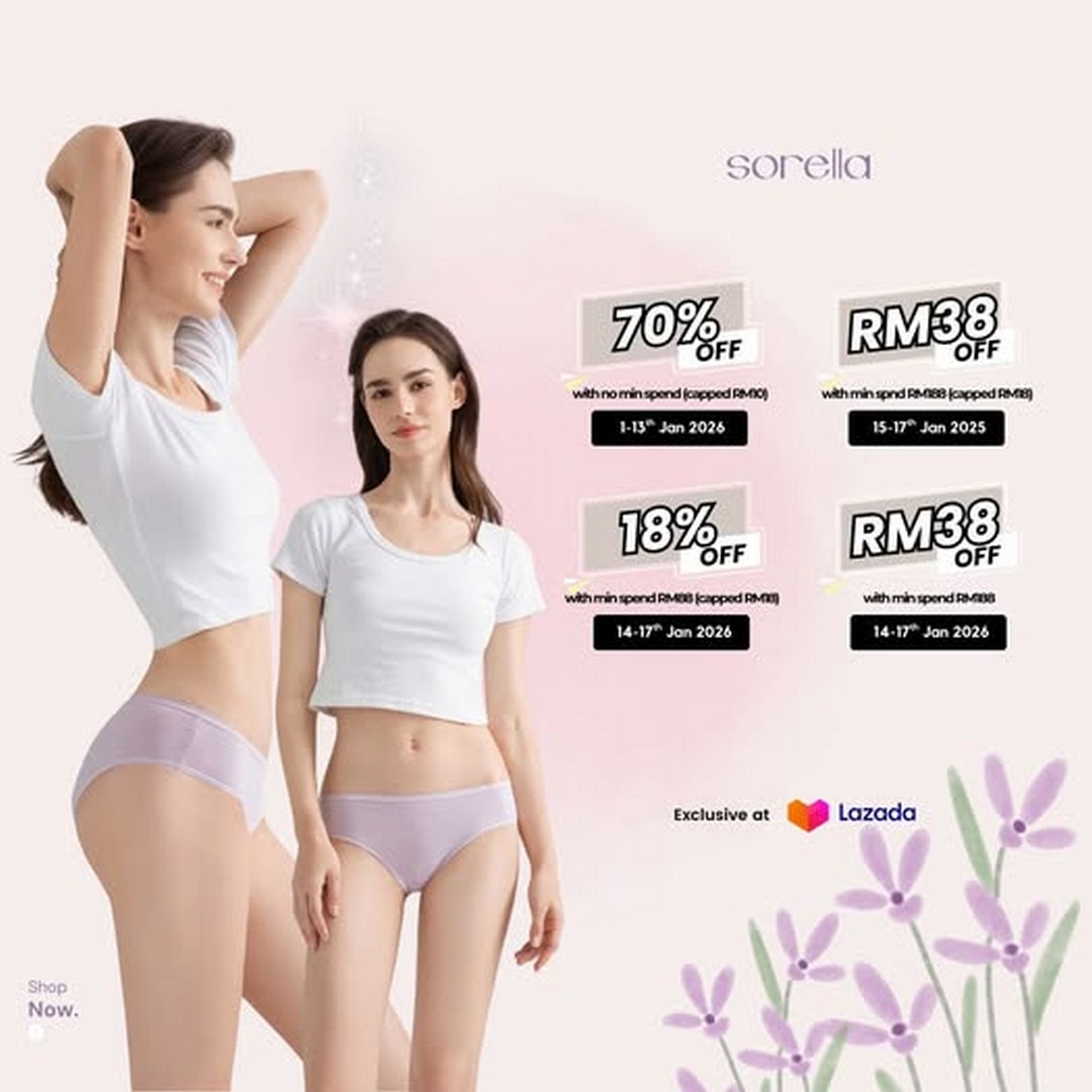 Sorella-Lingerie-Malaysia-Refresh-Your-Essentials-with-Up-to-70-Off 1-16 December 2025: Sorella Lingerie Malaysia: Refresh Your Essentials with Up to 70% Off