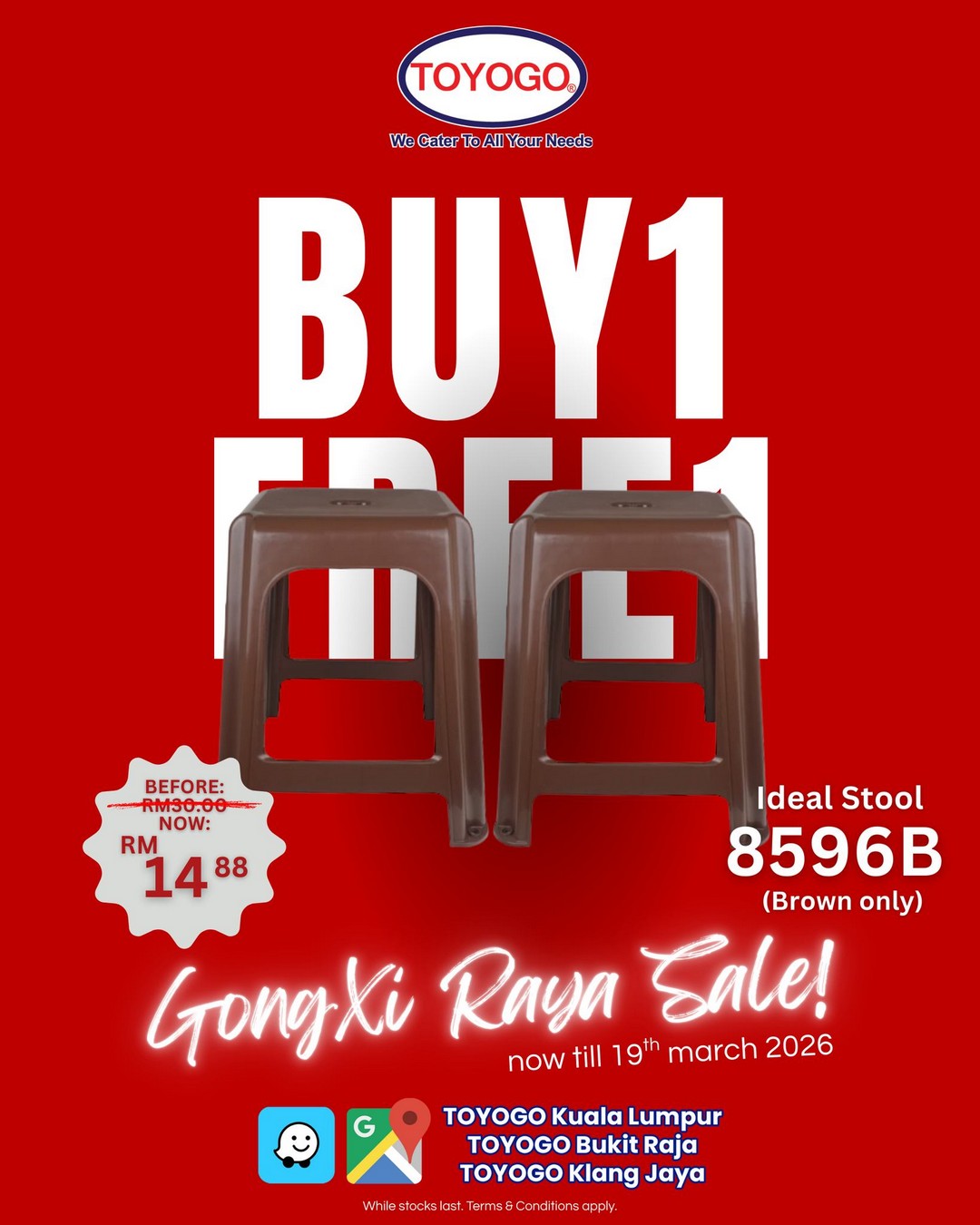 Toyogo-Malaysia-Gongxi-Raya-Sale-11 Now till 19 March 2026: Toyogo Malaysia: Gongxi Raya Sale: Buy 1 Free 1 Promotion for Home Organization