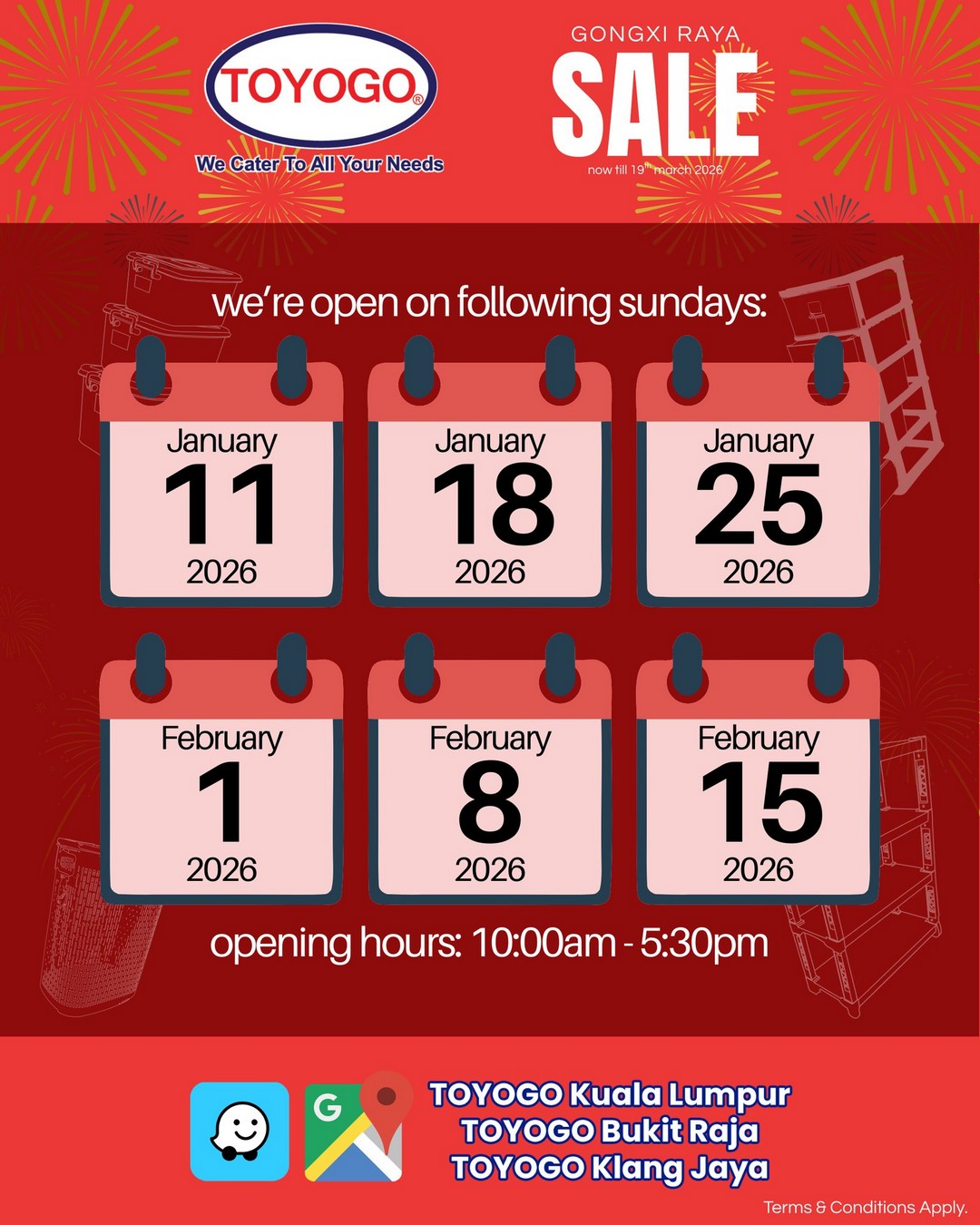 Toyogo-Malaysia-Gongxi-Raya-Sale-12 Now till 19 March 2026: Toyogo Malaysia: Gongxi Raya Sale: Buy 1 Free 1 Promotion for Home Organization