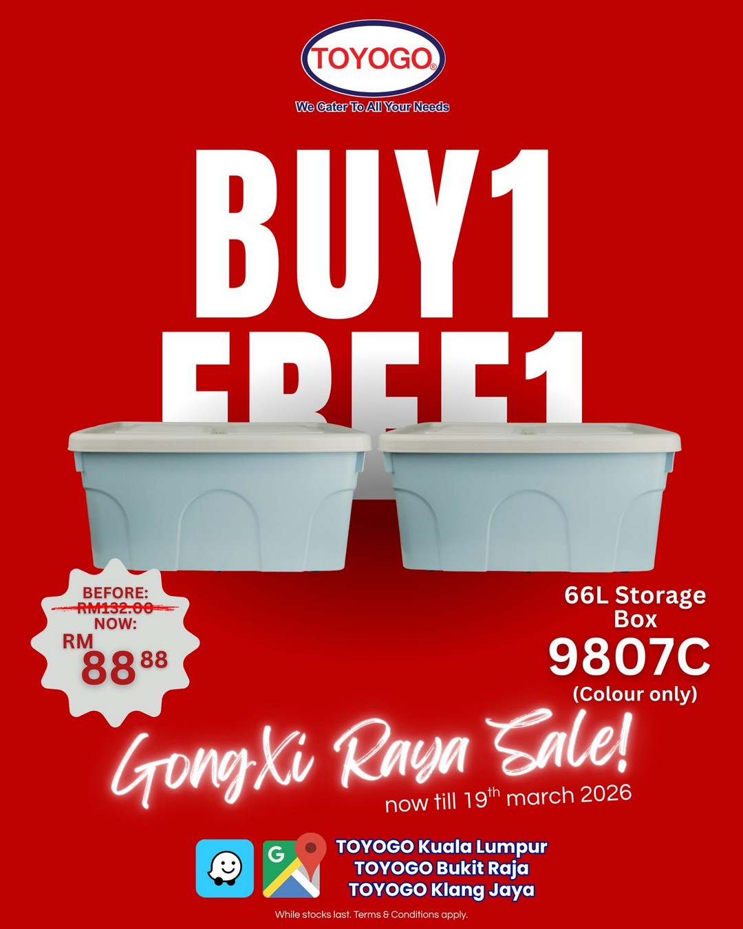 Toyogo-Malaysia-Gongxi-Raya-Sale-5 Now till 19 March 2026: Toyogo Malaysia: Gongxi Raya Sale: Buy 1 Free 1 Promotion for Home Organization