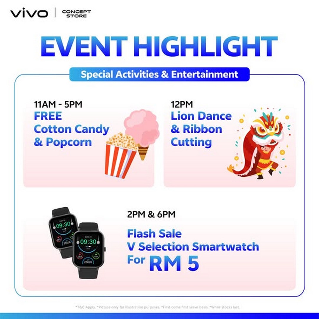 vivo-Malaysia-Grand-Opening-of-All-New-Concept-Store-2 31 January 2026: vivo Malaysia: Grand Opening of All New Concept Store: Sale, Flash Deals & Spend & Win Prizes
