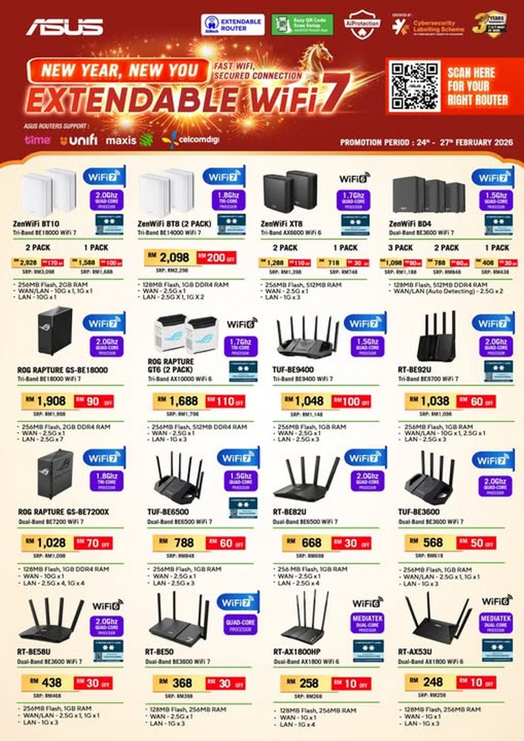 ALL-IT-Hypermarket-Malaysia-New-Year-New-You-ASUS-WiFi-7-Upgrade 24–27 February 2026: ALL IT Hypermarket Malaysia New Year New You ASUS WiFi 7 Upgrade Promotion
