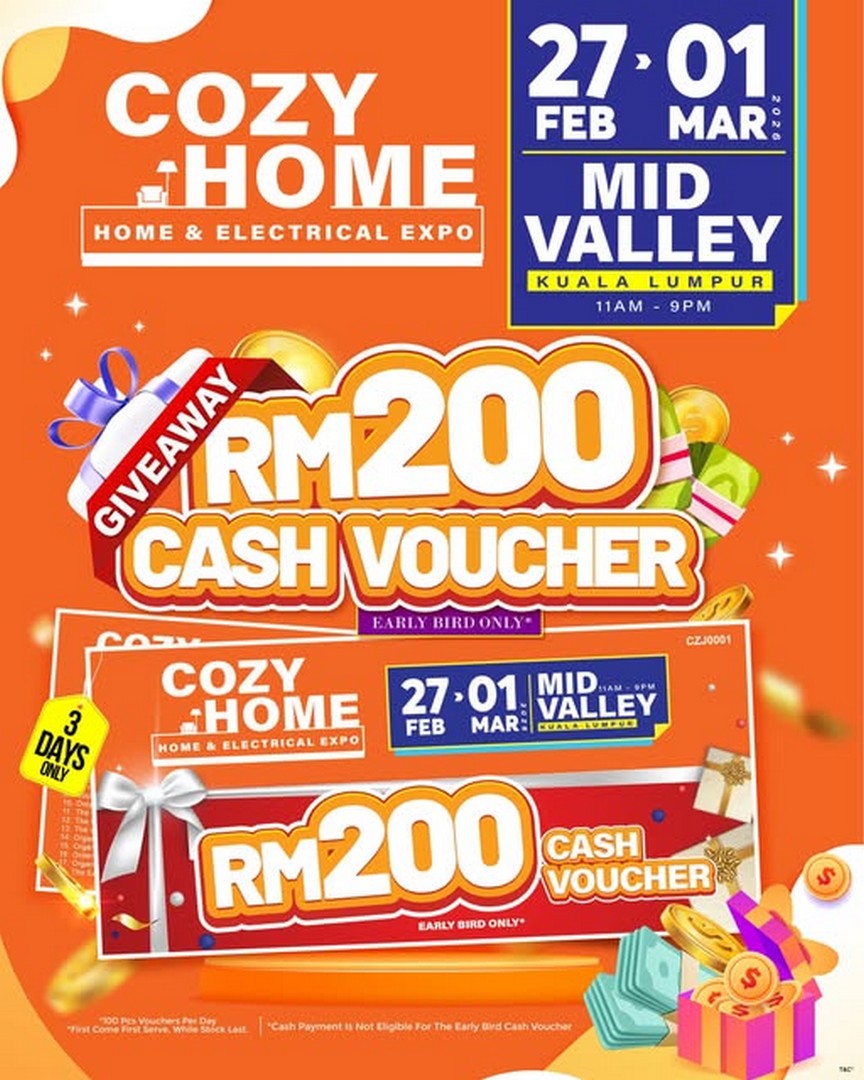 Cozy-Home-Electrical-Expo-Explore-Home-Essentials-Exclusive 27 February–1 March 2026: Cozy Home & Electrical Expo: Explore Home Essentials & Exclusive Promotions