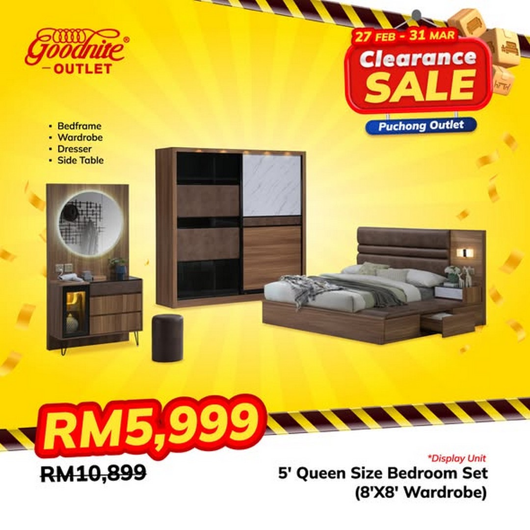 Goodnite-Outlet-Puchong-Clearance-Sale-2 23 February–31 March 2026: Goodnite Outlet Puchong Clearance Sale – Massive Furniture & Home Essentials Markdowns in Selangor (11am–8pm Daily)