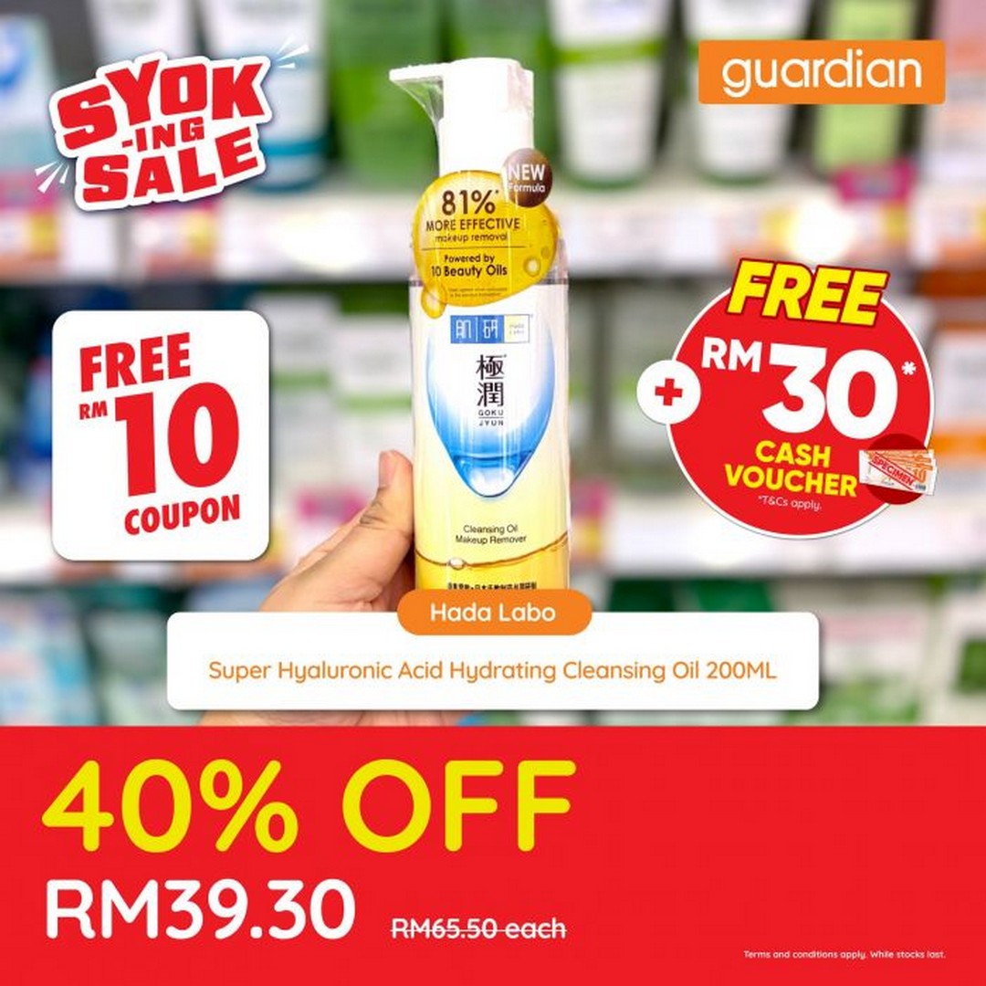 Guardian-Malaysia-Syok-ing-Sale-3 19–24 February 2026: Guardian Malaysia Syok-ing Sale – Up to 40% Off Skin Care Promotion with Free RM30 Voucher
