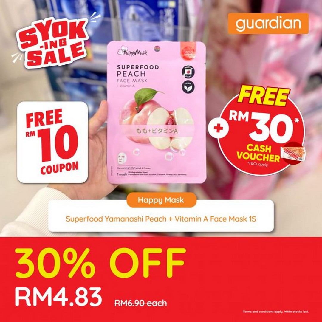 Guardian-Malaysia-Syok-ing-Sale-4 19–24 February 2026: Guardian Malaysia Syok-ing Sale – Up to 40% Off Skin Care Promotion with Free RM30 Voucher