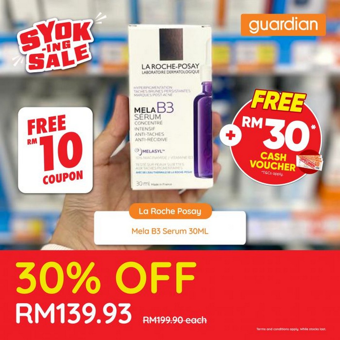 Guardian-Malaysia-Syok-ing-Sale-5 19–24 February 2026: Guardian Malaysia Syok-ing Sale – Up to 40% Off Skin Care Promotion with Free RM30 Voucher