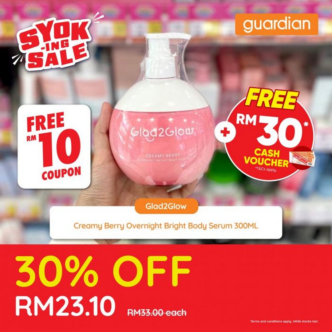 Guardian-Malaysia-Syok-ing-Sale-7 19–24 February 2026: Guardian Malaysia Syok-ing Sale – Up to 40% Off Skin Care Promotion with Free RM30 Voucher