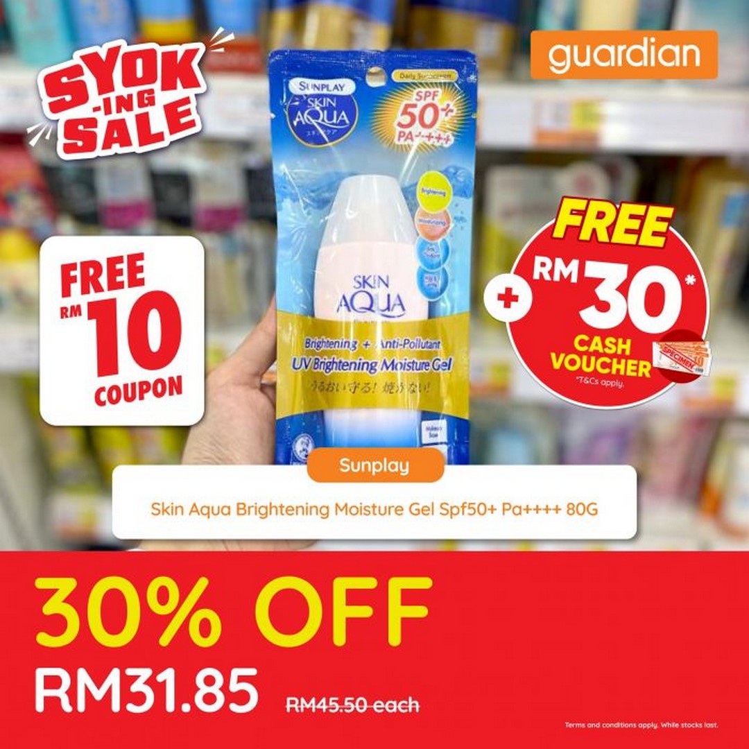 Guardian-Malaysia-Syok-ing-Sale-8 19–24 February 2026: Guardian Malaysia Syok-ing Sale – Up to 40% Off Skin Care Promotion with Free RM30 Voucher