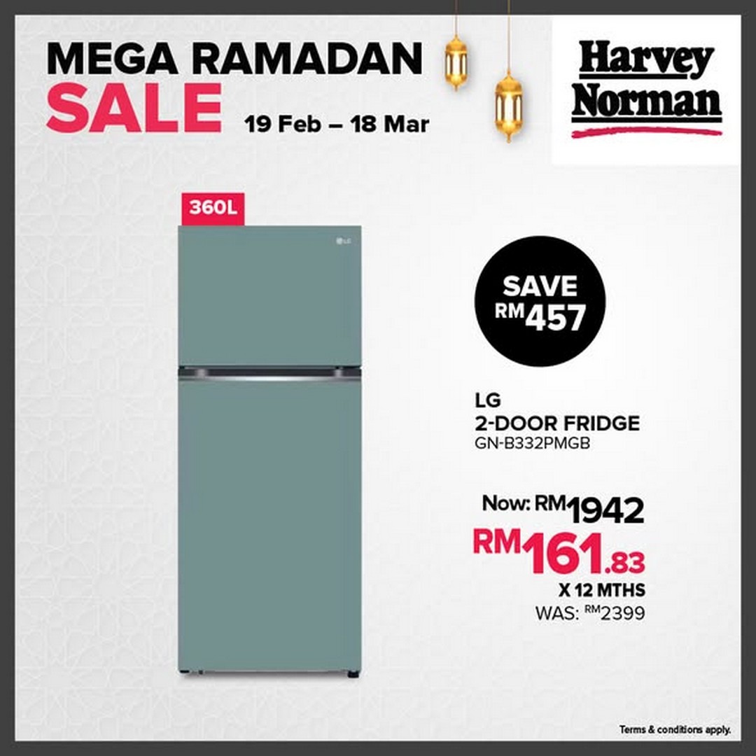 Harvey-Norman-Malaysia-MEGA-Ramadan-Sale-1 19 February–18 March 2026: Harvey Norman Malaysia: MEGA Ramadan Sale: Up to 80% Off Home & Lifestyle Essentials