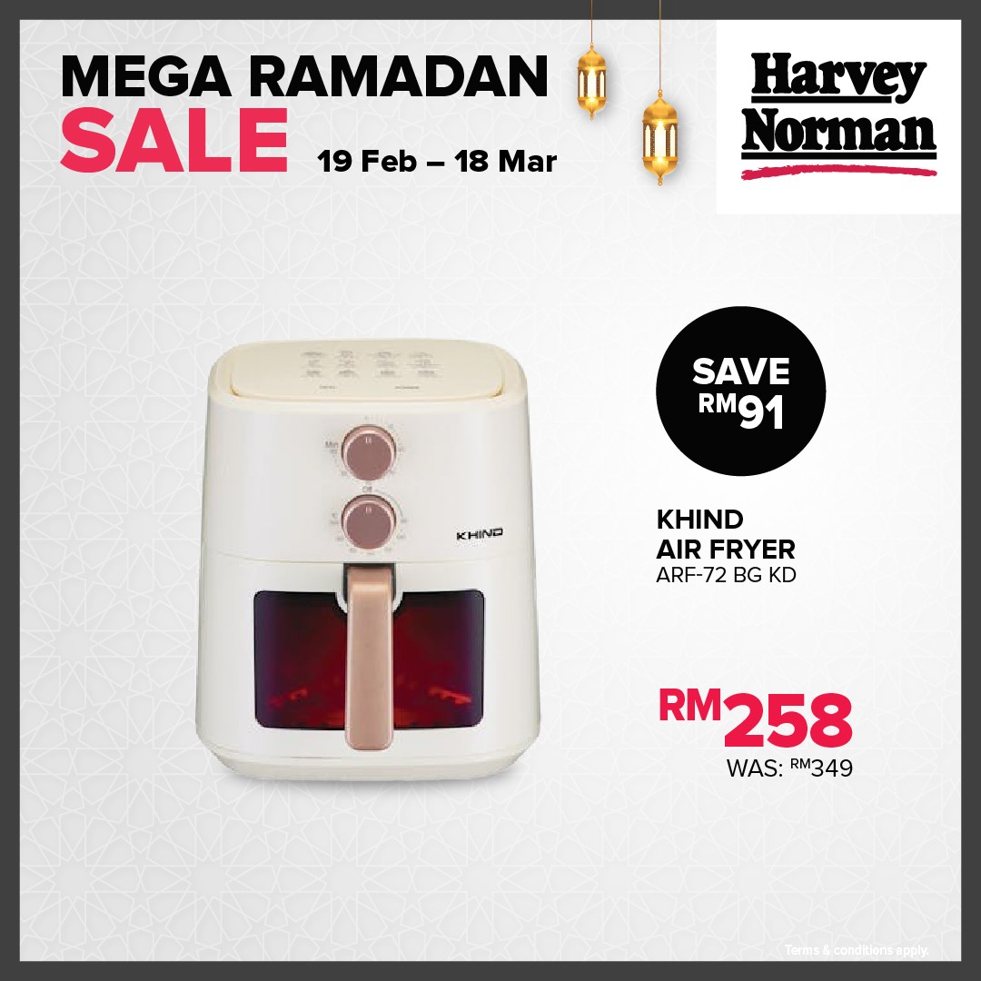 Harvey-Norman-Malaysia-MEGA-Ramadan-Sale-4 19 February–18 March 2026: Harvey Norman Malaysia: MEGA Ramadan Sale: Up to 80% Off Home & Lifestyle Essentials
