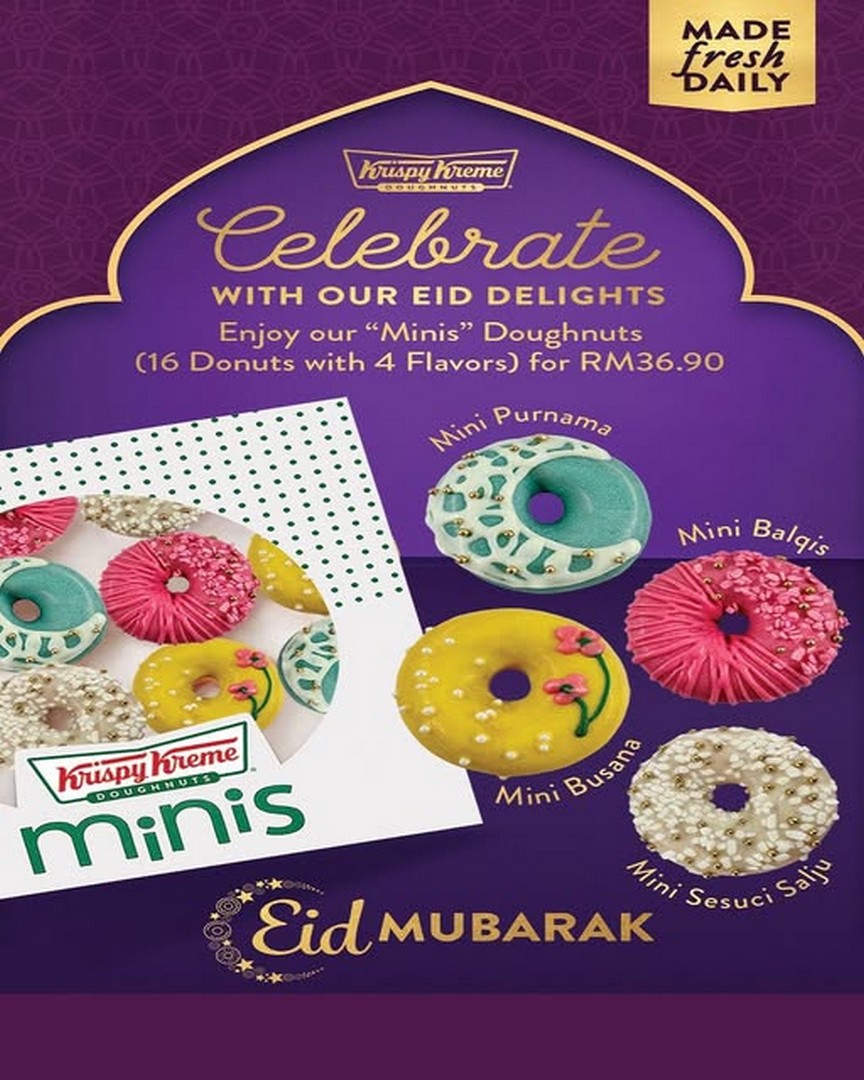 Krispy-Kreme-Doughnuts-Raya-Mini-Series 20 February–24 March 2026: Krispy Kreme Doughnuts Raya Mini Series at Genting Highlands Premium Outlets: Limited-Time Festive Promotion