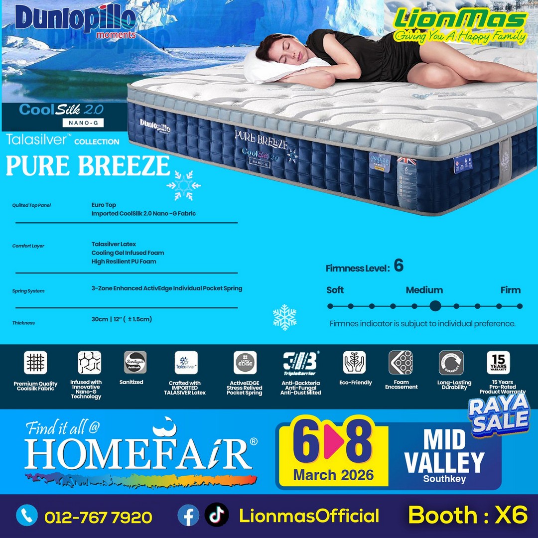 LionMas-Furnishers-HomeFair-Raya-Sale-6 6-8 March 2026: LionMas Furnishers: HomeFair Raya Sale: Premium Mattresses & Home Appliances Promotion