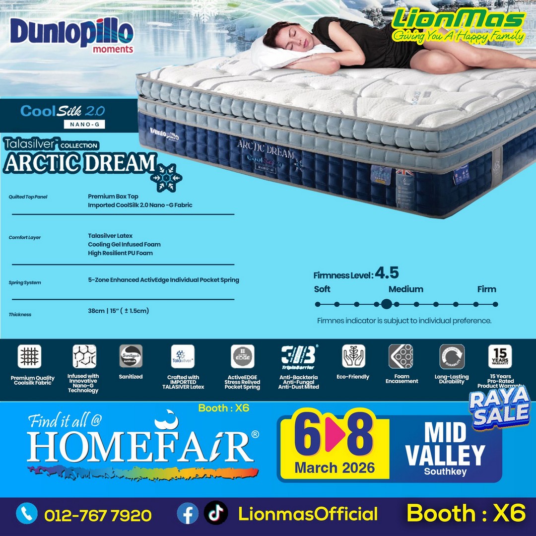 LionMas-Furnishers-HomeFair-Raya-Sale-7 6-8 March 2026: LionMas Furnishers: HomeFair Raya Sale: Premium Mattresses & Home Appliances Promotion