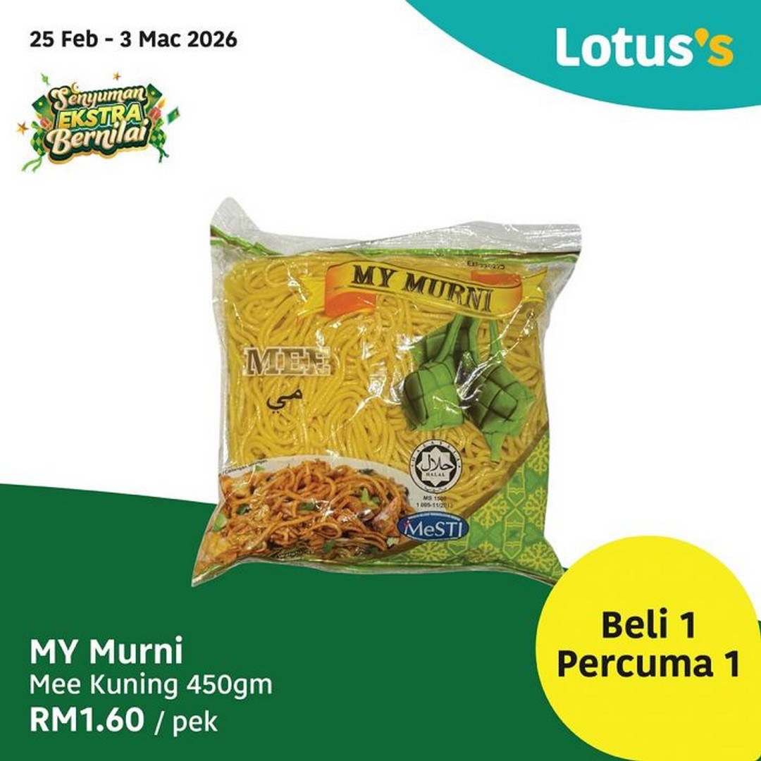 Lotuss-Buy-1-Free-1-Promotion-Groceries-Bakery-Fruits-6 25 February-3 March 2026: Lotus's Buy 1 Free 1 Promotion: Groceries, Bakery & Fruits – Incredible Value on Everyday Essentials