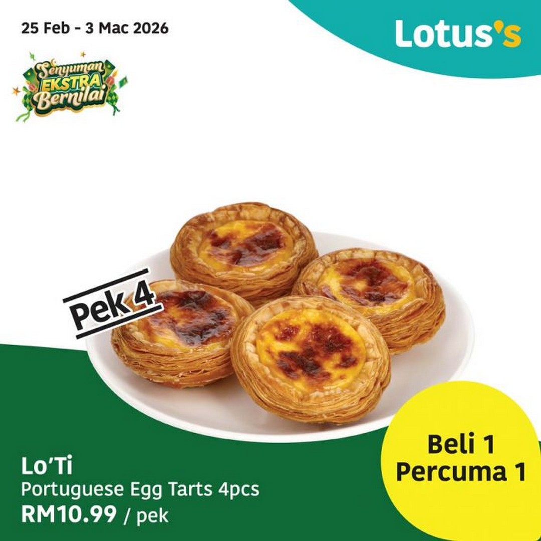 Lotuss-Buy-1-Free-1-Promotion-Groceries-Bakery-Fruits-9 25 February-3 March 2026: Lotus's Buy 1 Free 1 Promotion: Groceries, Bakery & Fruits – Incredible Value on Everyday Essentials