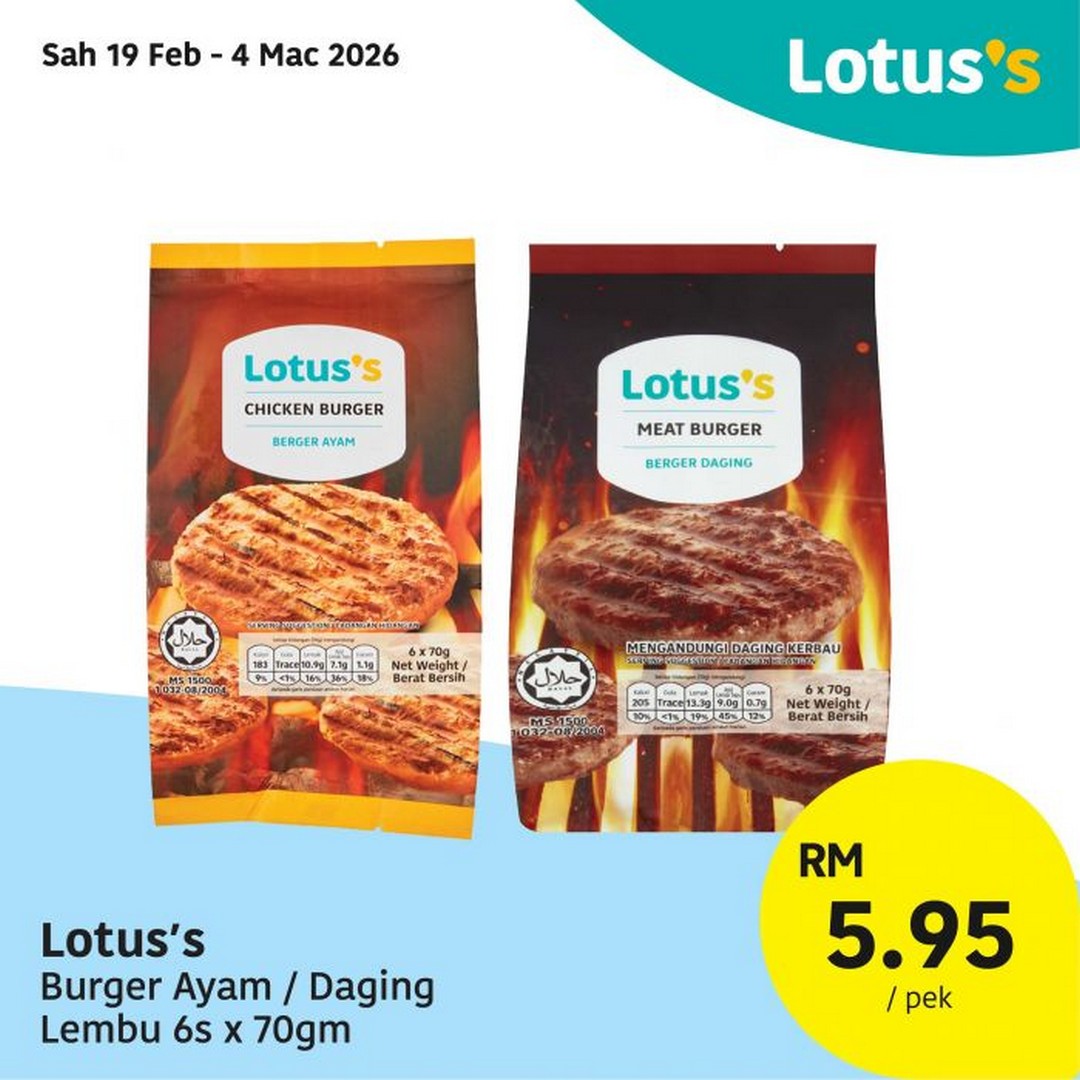 Lotuss-Malaysia-Janji-Semua-Suka-Promotion-11 19 February–4 March 2026: Lotus’s Malaysia Janji Semua Suka Promotion – Ramadan Frozen & Dairy Sale with Buy 1 Free 1 Goodday Milk Deals