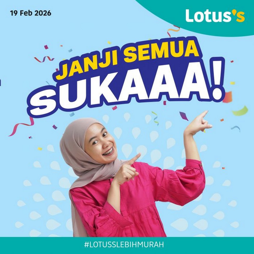 Lotuss-Malaysia-Janji-Semua-Suka-Promotion 19 February–4 March 2026: Lotus’s Malaysia Janji Semua Suka Promotion – Ramadan Frozen & Dairy Sale with Buy 1 Free 1 Goodday Milk Deals
