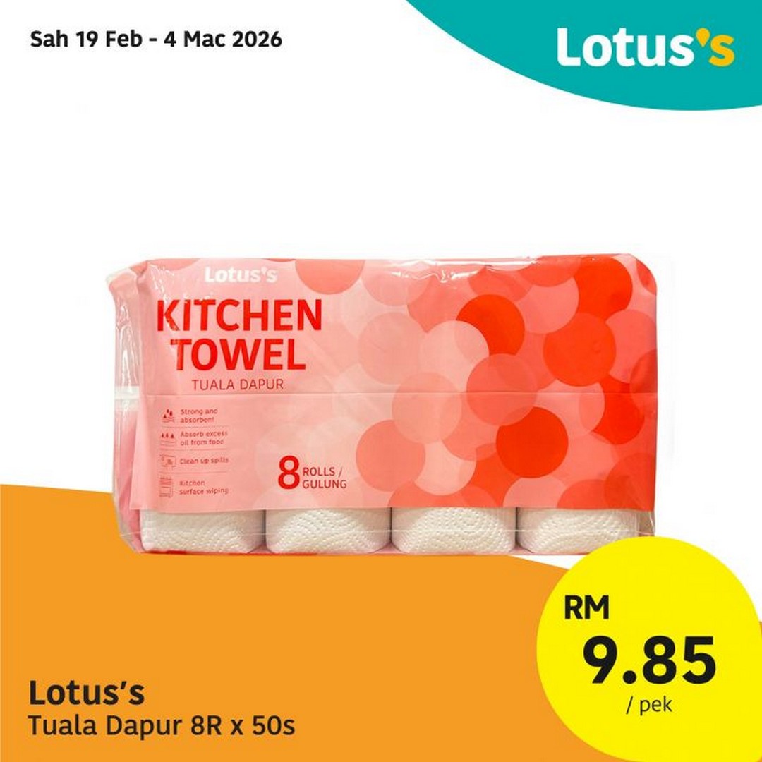 Lotuss-Malaysia-Senyuman-Ekstra-Bernilai-10 19 February-4 March 2026: Lotus’s Malaysia: Senyuman Ekstra Bernilai: Sale on Groceries, Fresh Produce & Household Essentials