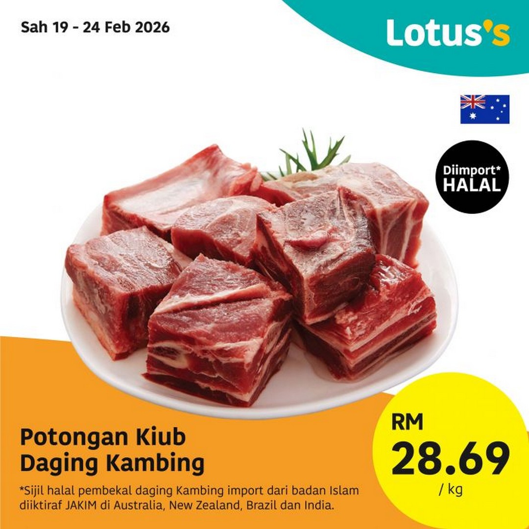 Lotuss-Malaysia-Senyuman-Ekstra-Bernilai-14 19 February-4 March 2026: Lotus’s Malaysia: Senyuman Ekstra Bernilai: Sale on Groceries, Fresh Produce & Household Essentials