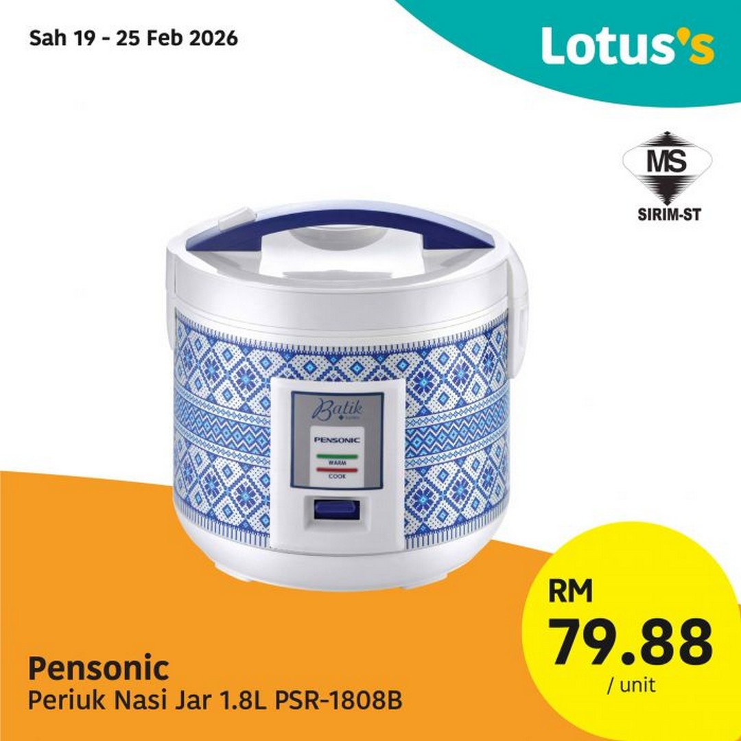 Lotuss-Malaysia-Senyuman-Ekstra-Bernilai-18 19 February-4 March 2026: Lotus’s Malaysia: Senyuman Ekstra Bernilai: Sale on Groceries, Fresh Produce & Household Essentials
