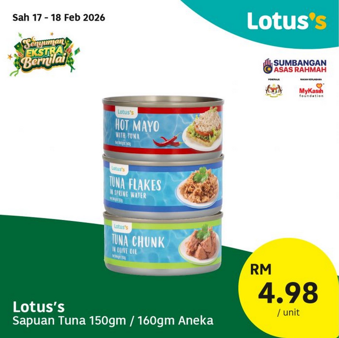 Lotuss-Malaysia-Senyuman-Ekstra-Bernilai-Ramadan-Prep-Deals-10 17-18 February 2026: Lotus's Malaysia: Senyuman Ekstra Bernilai & Ramadan Prep Deals: Promotion for Early Ramadan Shopping