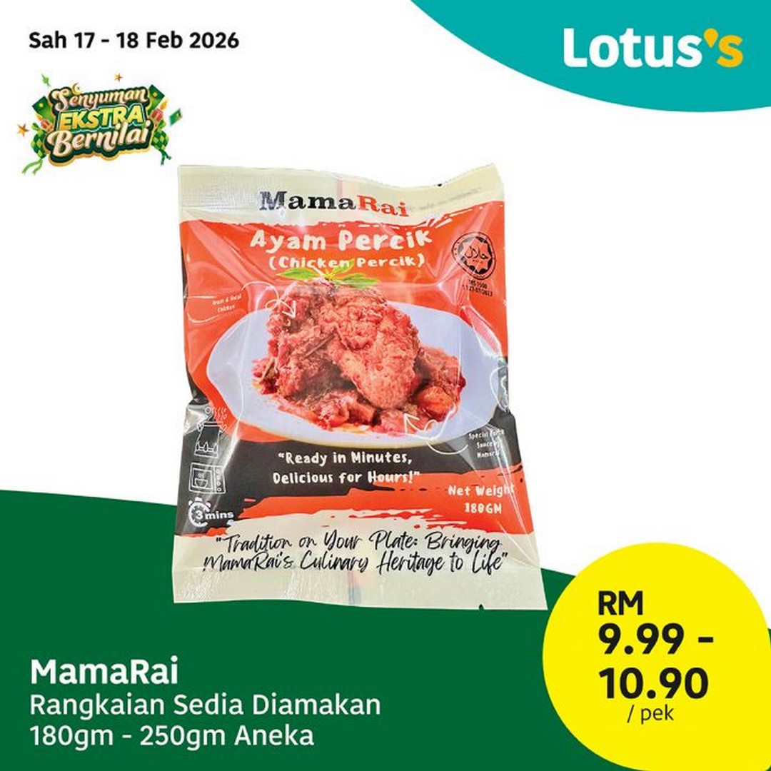 Lotuss-Malaysia-Senyuman-Ekstra-Bernilai-Ramadan-Prep-Deals-13 17-18 February 2026: Lotus's Malaysia: Senyuman Ekstra Bernilai & Ramadan Prep Deals: Promotion for Early Ramadan Shopping