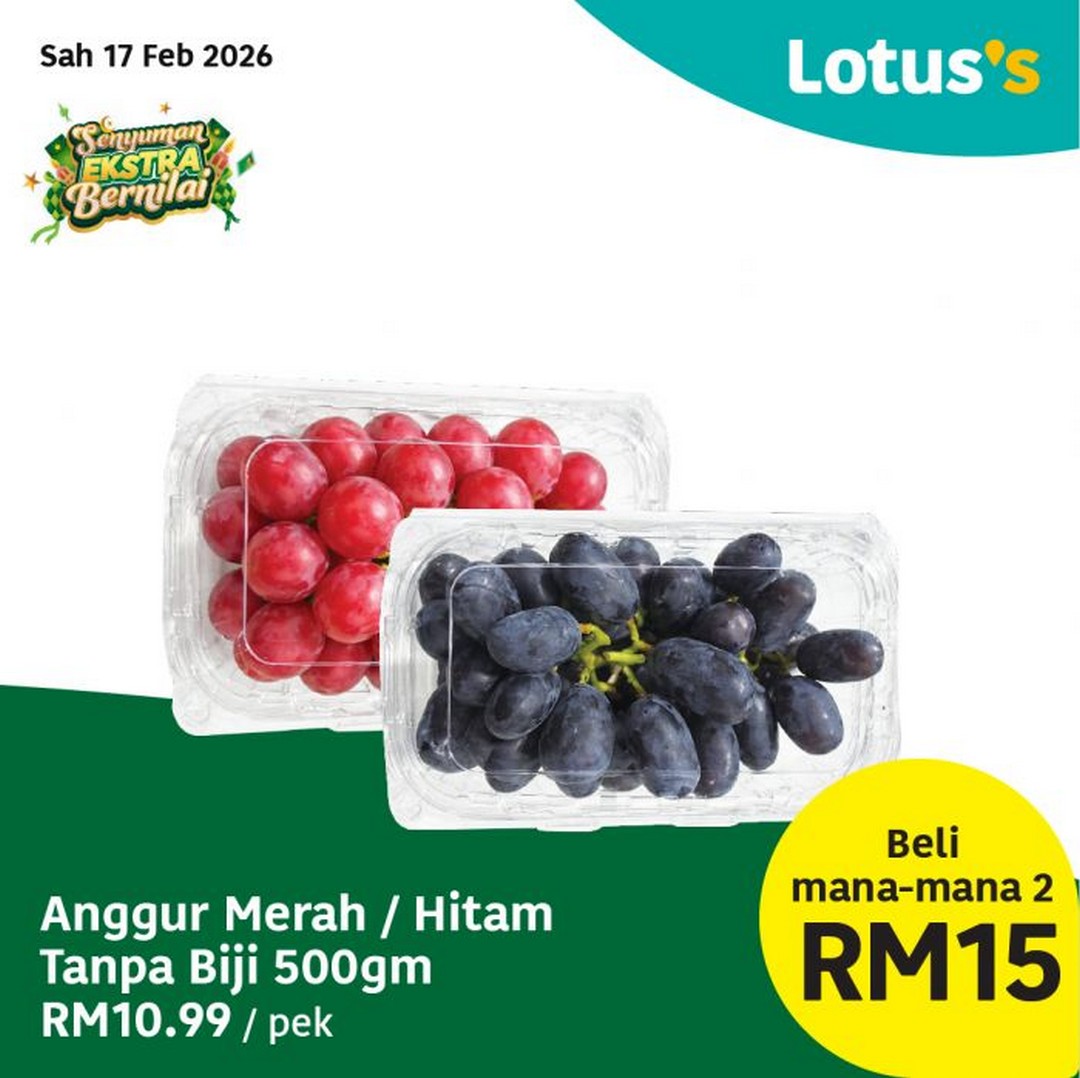Lotuss-Malaysia-Senyuman-Ekstra-Bernilai-Ramadan-Prep-Deals-15 17-18 February 2026: Lotus's Malaysia: Senyuman Ekstra Bernilai & Ramadan Prep Deals: Promotion for Early Ramadan Shopping