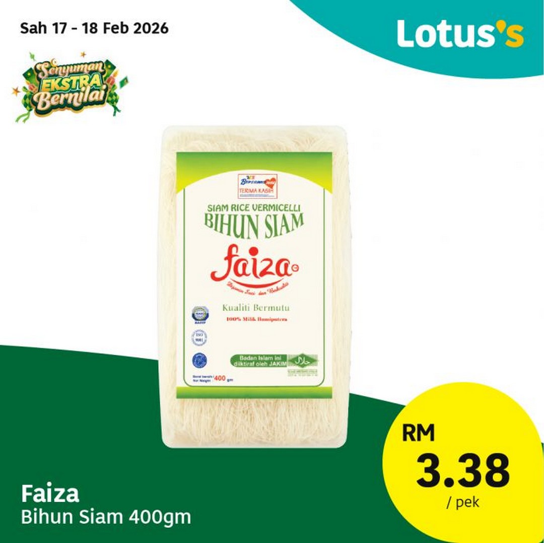 Lotuss-Malaysia-Senyuman-Ekstra-Bernilai-Ramadan-Prep-Deals-6 17-18 February 2026: Lotus's Malaysia: Senyuman Ekstra Bernilai & Ramadan Prep Deals: Promotion for Early Ramadan Shopping