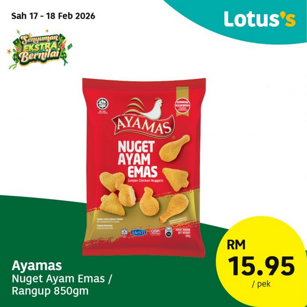 Lotuss-Malaysia-Senyuman-Ekstra-Bernilai-Ramadan-Prep-Deals-8 17-18 February 2026: Lotus's Malaysia: Senyuman Ekstra Bernilai & Ramadan Prep Deals: Promotion for Early Ramadan Shopping