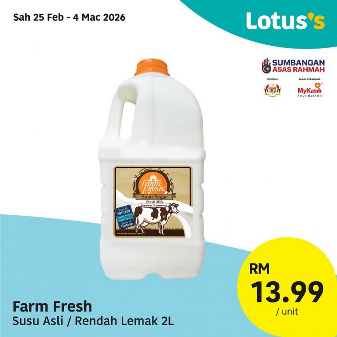 Lotuss-Wednesday-Special-Groceries-Fresh-Food-Promotion-10 25 February – 4 March 2026: Lotus’s Wednesday Special Groceries & Fresh Food Promotion at All Malaysia Stores – Fresh Meat, Seafood, Rice & Household Essentials on Sale