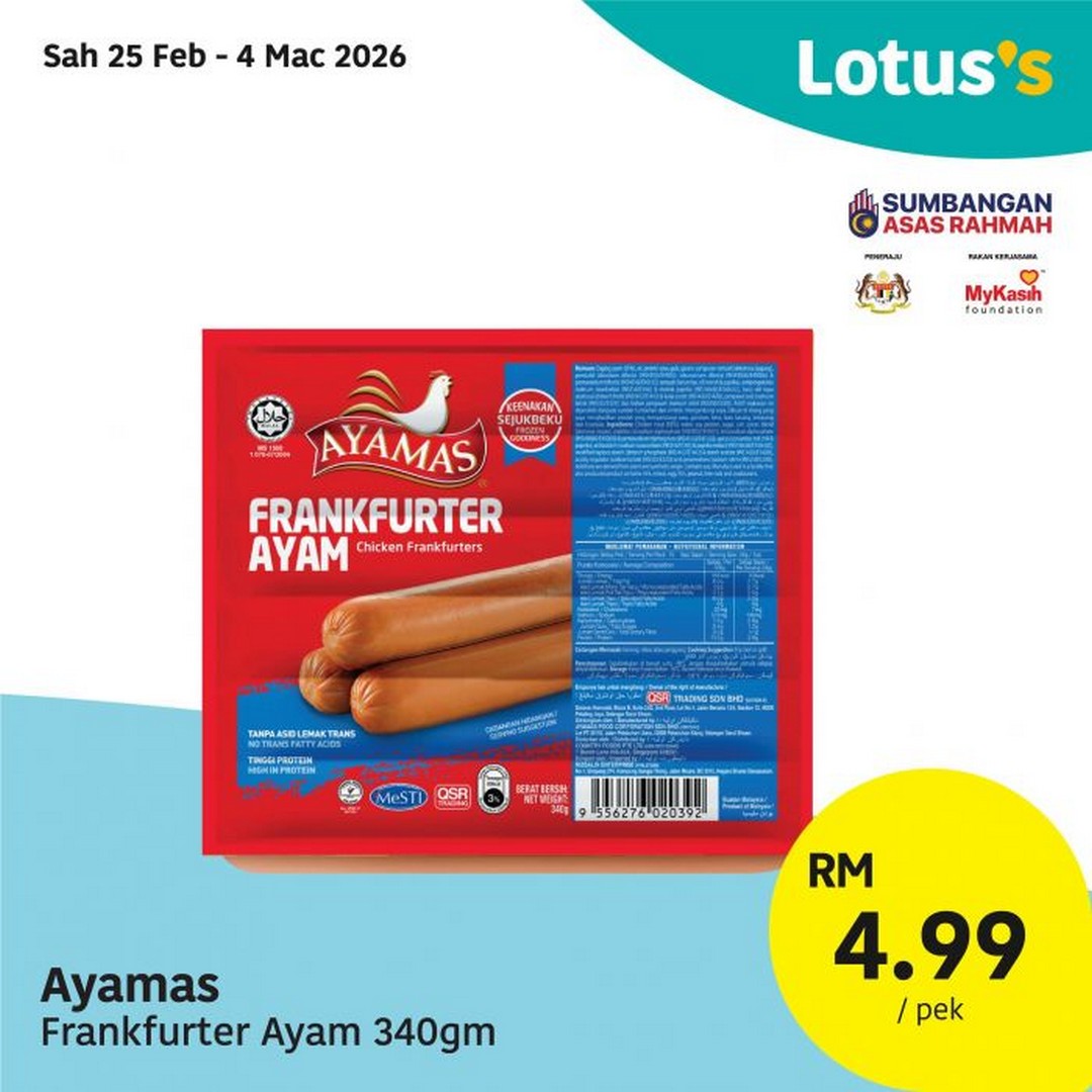 Lotuss-Wednesday-Special-Groceries-Fresh-Food-Promotion-11 25 February – 4 March 2026: Lotus’s Wednesday Special Groceries & Fresh Food Promotion at All Malaysia Stores – Fresh Meat, Seafood, Rice & Household Essentials on Sale