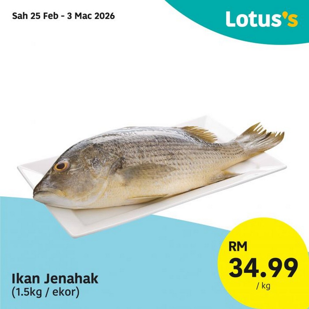 Lotuss-Wednesday-Special-Groceries-Fresh-Food-Promotion-2 25 February – 4 March 2026: Lotus’s Wednesday Special Groceries & Fresh Food Promotion at All Malaysia Stores – Fresh Meat, Seafood, Rice & Household Essentials on Sale