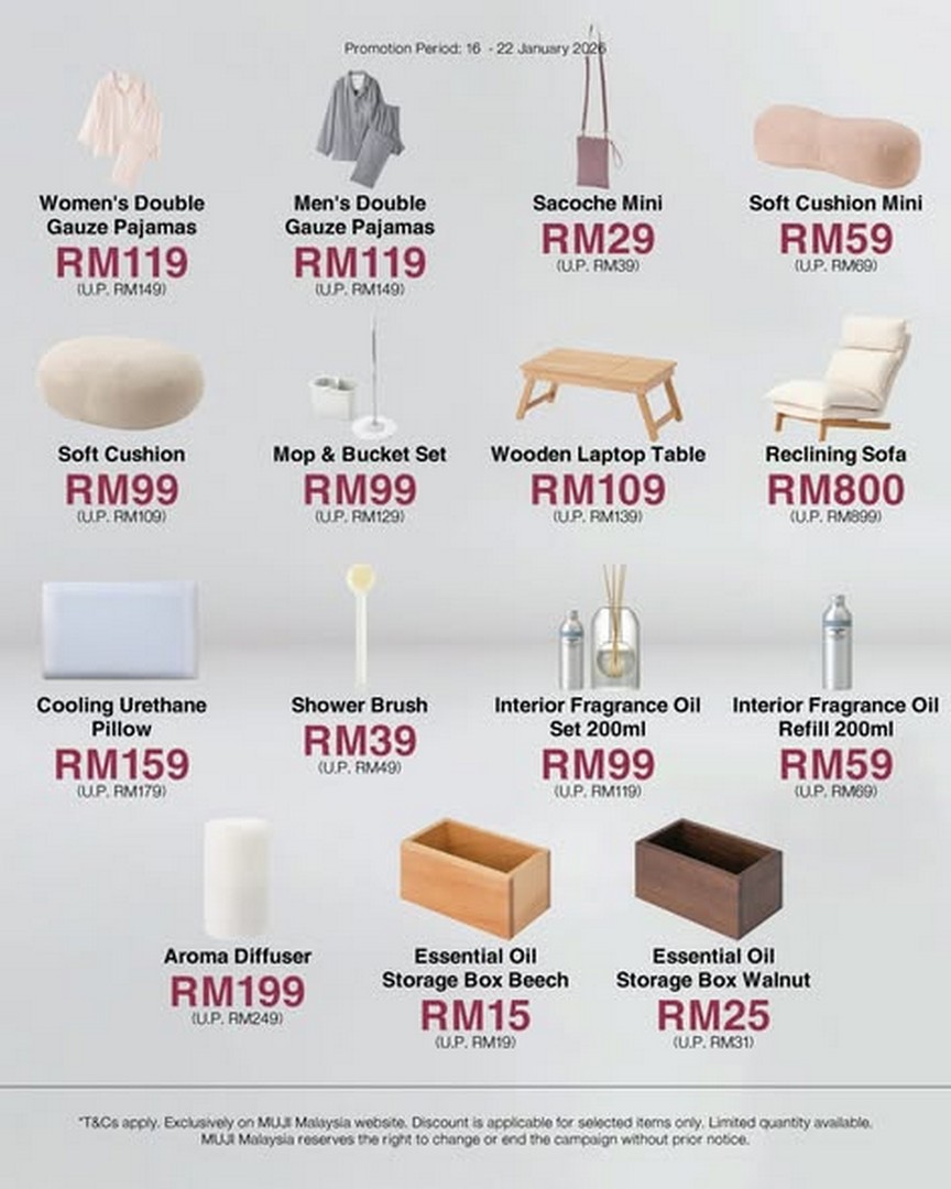 MUJI-Malaysia-Online-Store-Launch-1 16 January-12 February 2026: MUJI Malaysia Online Store Launch: Exclusive Promotion and Weekly Gifts