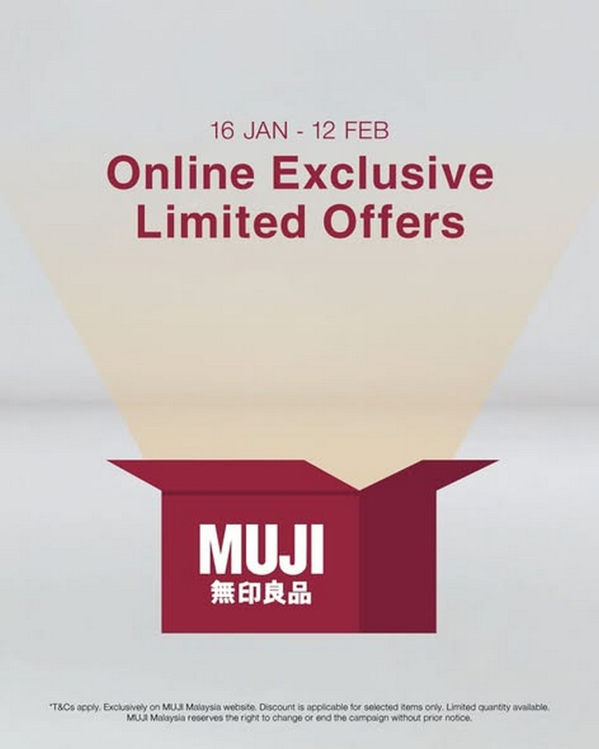 MUJI-Malaysia-Online-Store-Launch 16 January-12 February 2026: MUJI Malaysia Online Store Launch: Exclusive Promotion and Weekly Gifts
