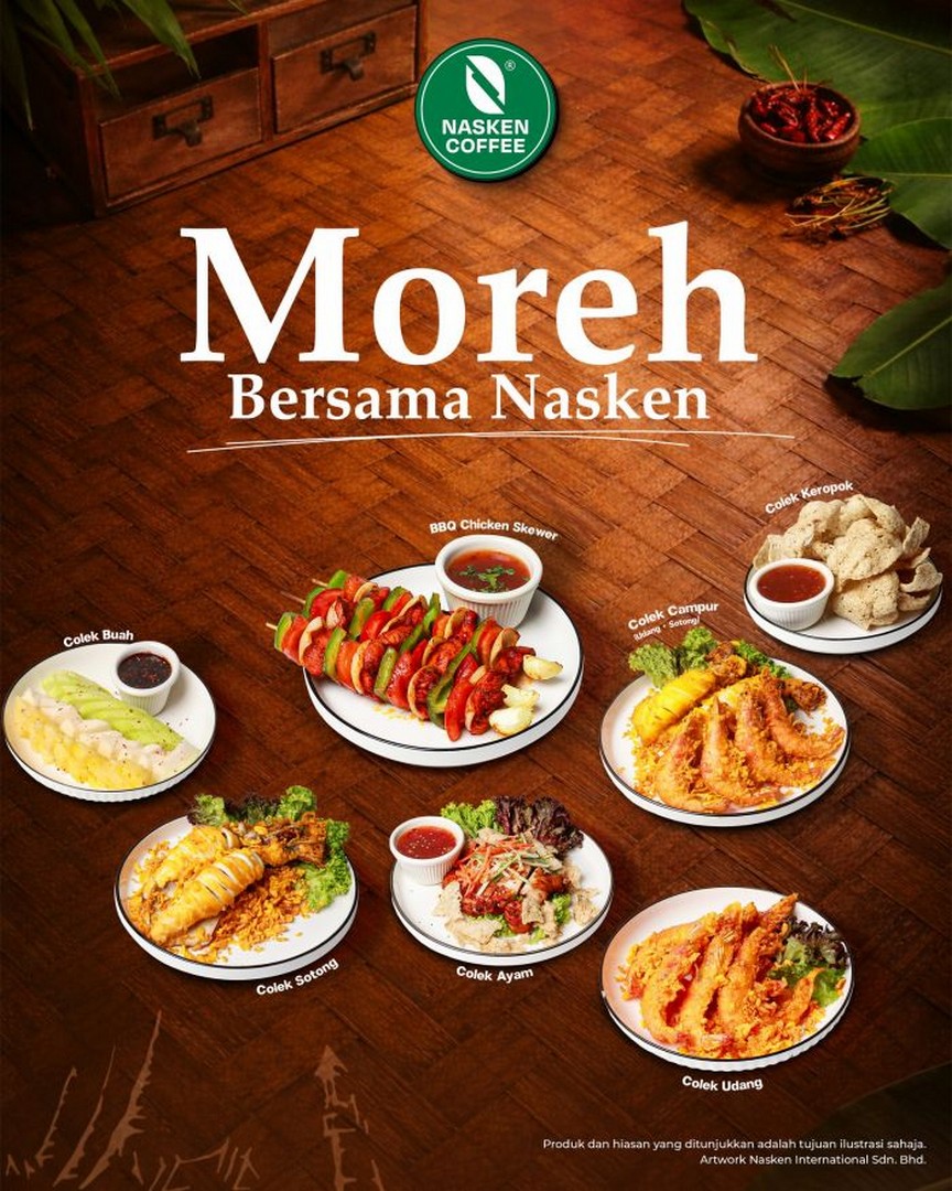 Nasken-Coffee-Ramadan-Moreh-Bersama-Nasken-Colek-BBQ 19 February 2026 onwards: Nasken Coffee Ramadan Moreh Bersama Nasken Colek & BBQ Specials Promotion at Selected Outlets in Malaysia