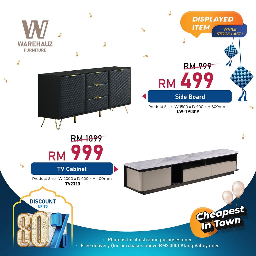 Warehauz-Furniture-Ramadan-Warehouse-Sale-13 27 February–1 March 2026: Warehauz Furniture Ramadan Warehouse Sale in Beranang Selangor – Up to 80% Off Marble Dining Tables, Sofas, Mattresses and More with Free Delivery