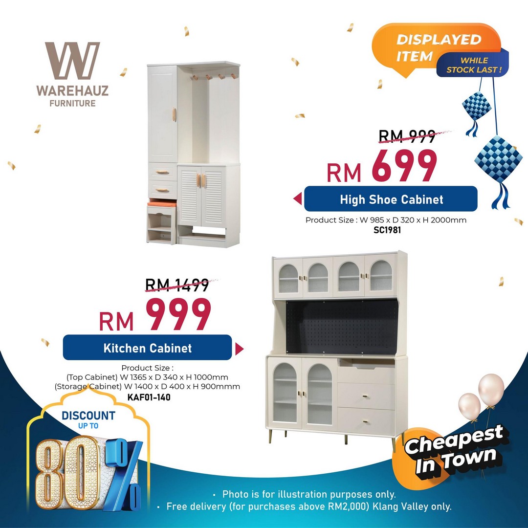 Warehauz-Furniture-Ramadan-Warehouse-Sale-24 27 February–1 March 2026: Warehauz Furniture Ramadan Warehouse Sale in Beranang Selangor – Up to 80% Off Marble Dining Tables, Sofas, Mattresses and More with Free Delivery