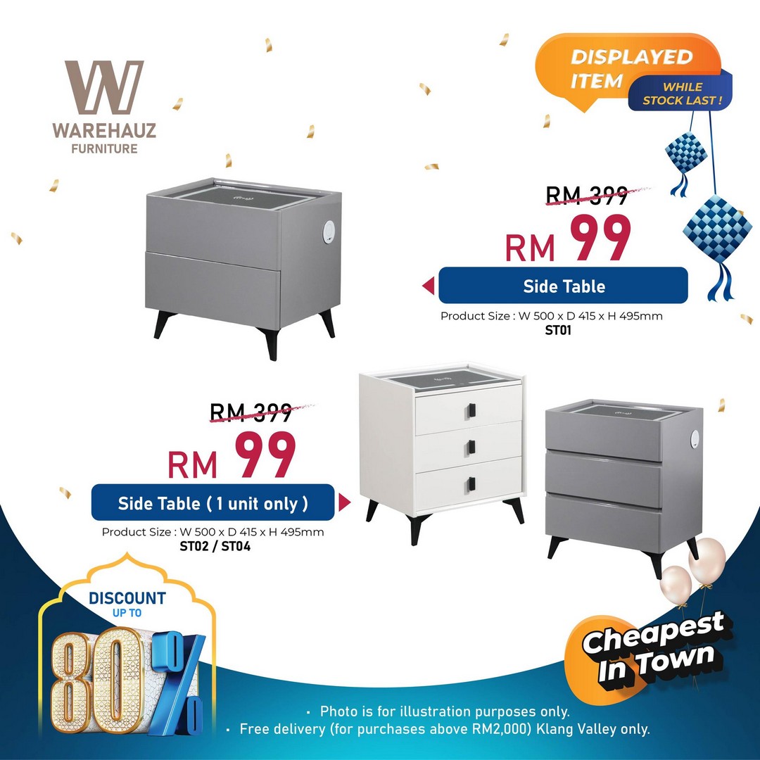 Warehauz-Furniture-Ramadan-Warehouse-Sale-25 27 February–1 March 2026: Warehauz Furniture Ramadan Warehouse Sale in Beranang Selangor – Up to 80% Off Marble Dining Tables, Sofas, Mattresses and More with Free Delivery