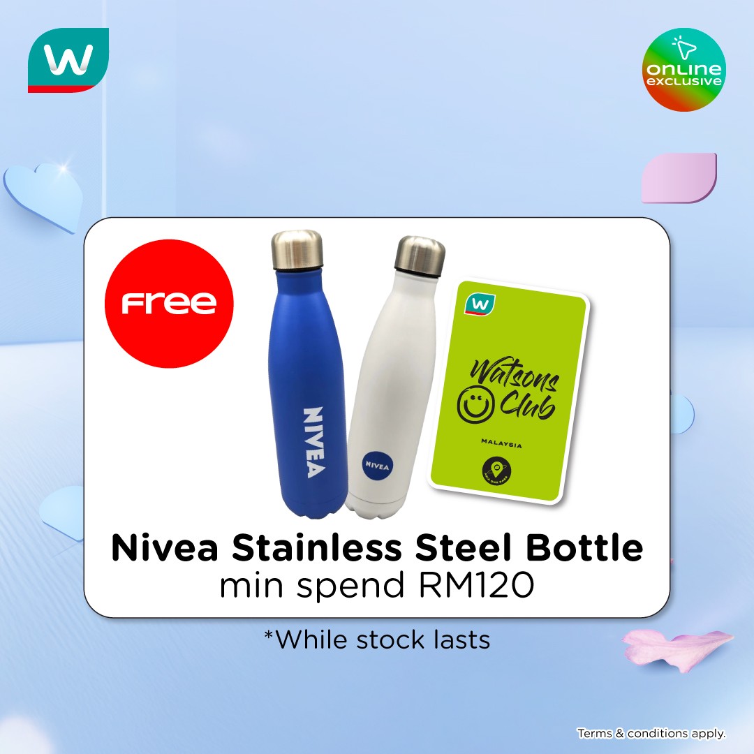 Watsons-Malaysia-NIVEA-Online-Exclusive-Promotion-6 Now till 23 February 2026: Watsons Malaysia NIVEA Online Exclusive Promotion – Up to 50% Off Plus Voucher Codes and Free Gifts (Online & App Only)