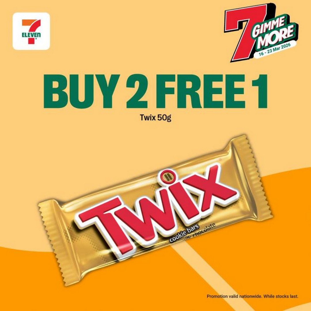 7-Eleven-7-Gimme-More-Buy-2-Free-1-Promotion-10 16-23 March 2026: 7-Eleven: 7 Gimme More Buy 2 Free 1 Promotion – Stock Up on Snacks & Daily Essentials