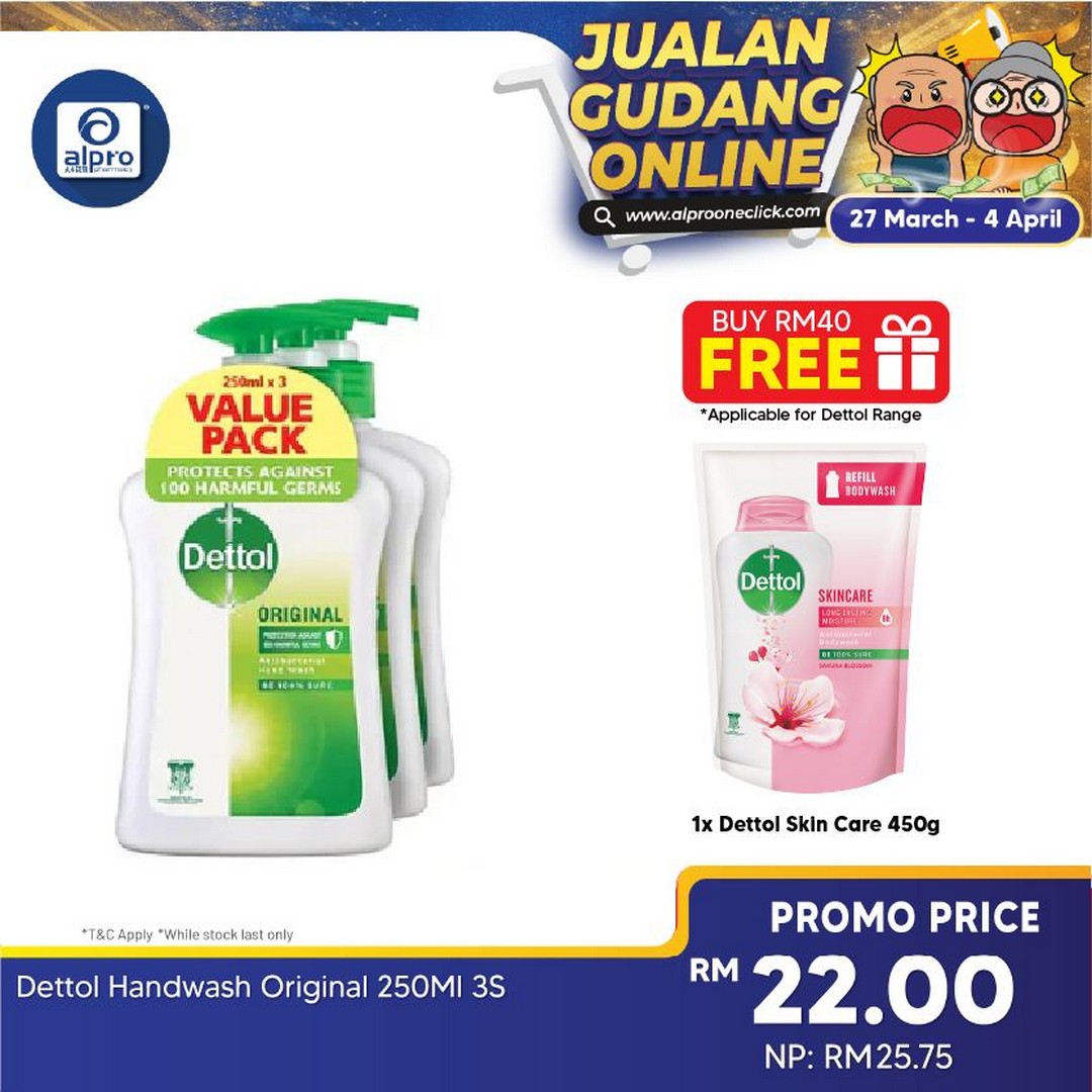 Alpro-Pharmacy-Dettol-Online-Warehouse-Sale-11 27 March – 7 April 2026: Alpro Pharmacy Dettol Online Warehouse Sale – Massive Health & Household Promotion with Daily Flash Deals and Free Gifts